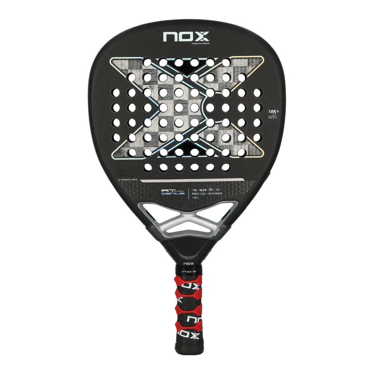 Padelschläger NOX AT Genius Attack 18K Agustín Tapia 2024