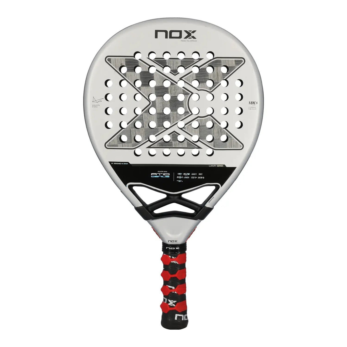 Padelschläger NOX AT10 Genius 18K Agustín Tapia 2024