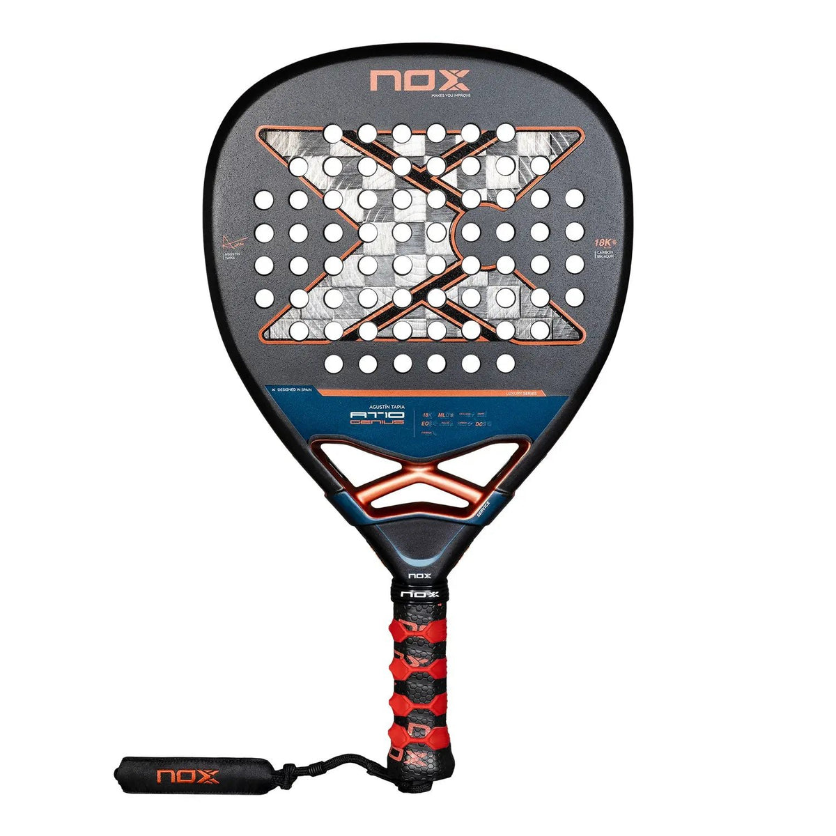 Padelschläger NOX AT10 Genius 18K Alum by Agustín Tapia 2025
