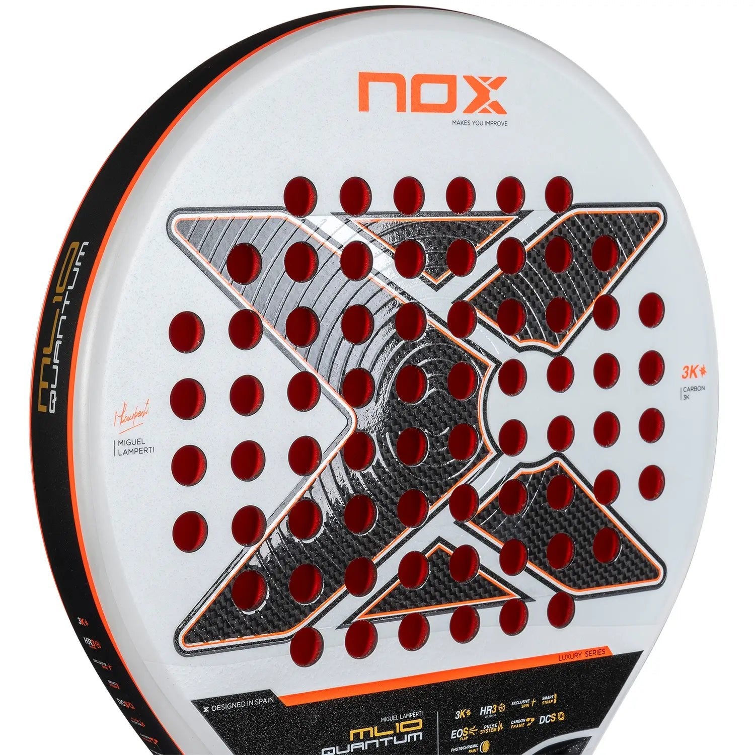 Padelschläger NOX ML10 Quantum 3K by Miguel Lamperti 2025